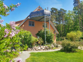 Ferienwohnung am Wald FeWo 01 Terrasse, Gartennutzung, Saunanutzung